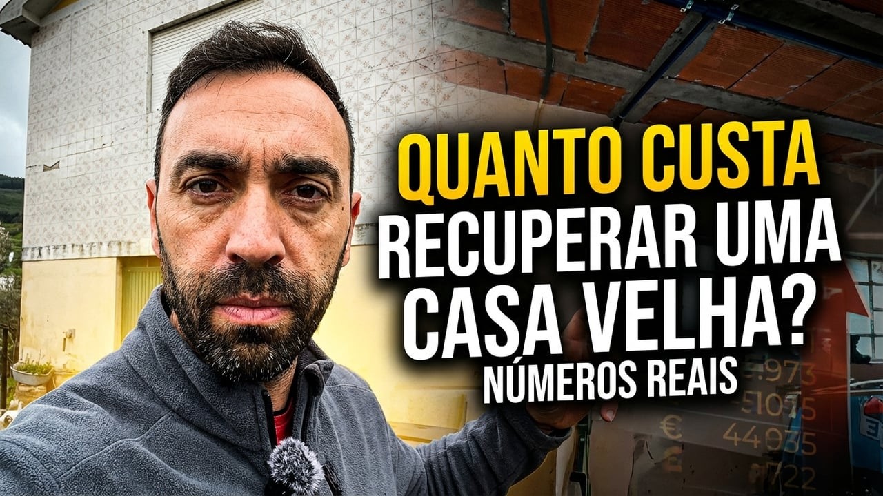 Quanto custa recuperar uma casa velha em Portugal? Os números reais