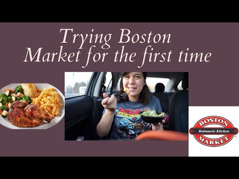 Trying Boston Market for the First Time: Boston Market Mukbang