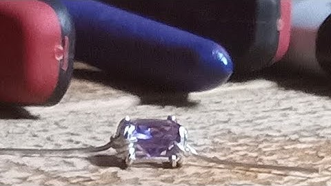 how to make a prong setting  part 1 for round gemstones, with measuring formula I use