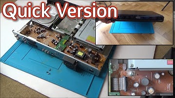 Trying to FIX: PANASONIC DMR-EX77 HDD/DVD RECORDER (QUICK VERSION)