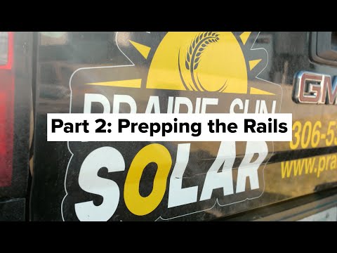 How To Install Solar Panels Part 2: Prepping the Rails