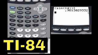 TI-84 Calculator - 05 - Finding the Sin, Cos, and Tan of an Angle screenshot 1