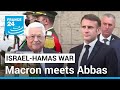 French President Macron meets with Palestinian leader Abbas in Ramallah • FRANCE 24 English