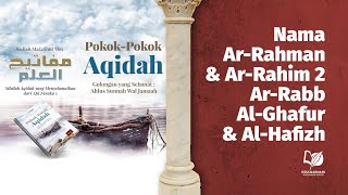 Dalil dari Kitab Allah 18: Nama Ar-Rahman & Ar-Rahim 2, Ar-Rabb, Al-Ghafur, dan Al-Hafizh