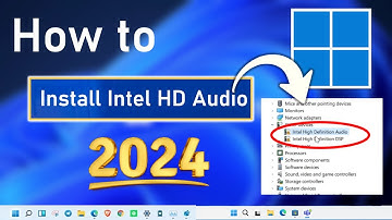 How to Install Intel HD Audio Driver on Windows 11 step-by-step