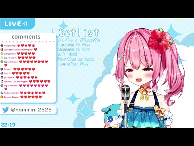 namirin - 『🌺 namistream』ゲリラリハビリ歌配信！Sudden short