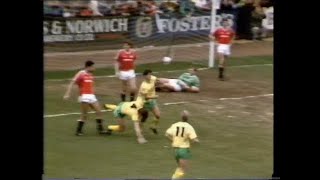 25th February 1989 Norwich City 2 1 Manchester Utd