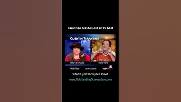 Quentin Tarantino maakt een interviewer af