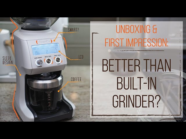 Breville BCG820BSSXL 18 oz Smart Grinder Pro Coffee Grinder w 60 Grind  Settings 