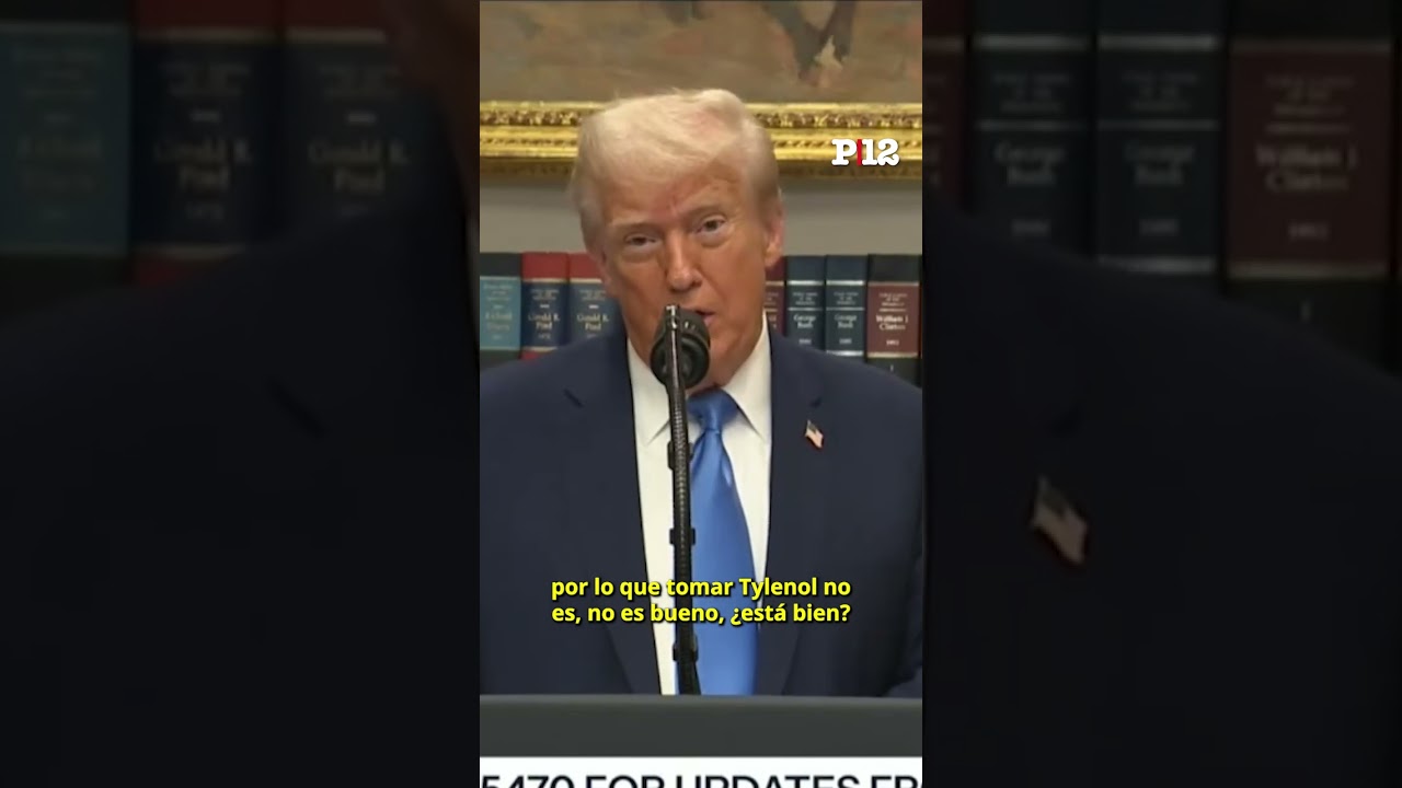 😳 Polémica: Trump cuestionó el uso de paracetamol en embarazadas y lo vinculó al autismo