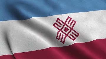 Mari El Waving Flag Animation Loop | Stock Footage | Free Background