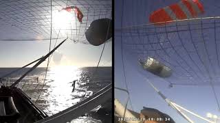 SpaceX Fairing Catches - Side by Side