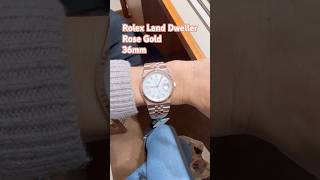 Rolex Land-Dweller Rose Gold 36mm ⌚️✨#rolexlanddweller #rolex #rolexnews #newrolex
