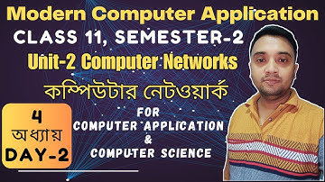 Computer Network | Class11 Unit 2 Semester 2 | Chapter 4 Day 2  |  Computer Application & Science