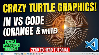 OMG! 😱 Look What This Simple Python Code Did in VS Code!#python  #trending 