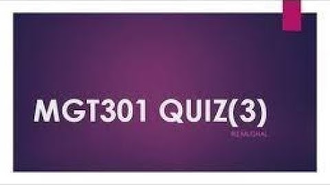 MGT301 Quiz No.03 Solution Spring 2021| MGT301 solved quiz 3 2021| Mgt301 quiz 3 2021| Mgt301 Quiz 3