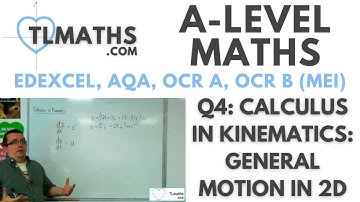 A-Level Maths: Q4-07 Calculus in Kinematics: General Motion in 2D
