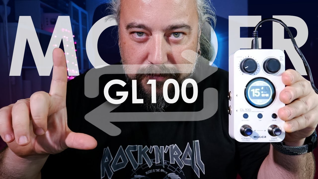 Mooer GL100 Groove Loop + Phrase + Drum Pedalı