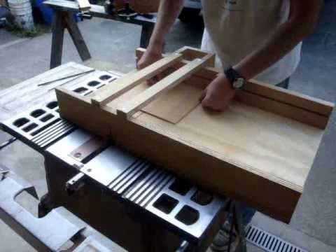 Make a table saw crosscut sled for your wood shop - YouTube