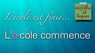 Petit message d'encouragement aux élèves