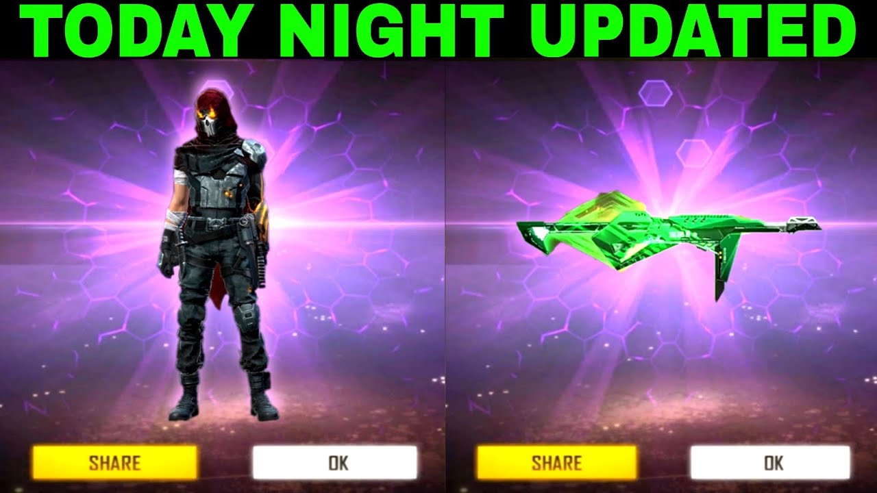 Today night updated Free Poker Mp40 Skin Free Bundle in free fire store