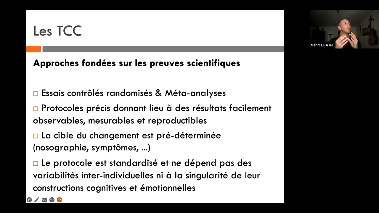 4ème CONGRES TCC ET 3ème VAGUE - ENFANTS : WEBINAIRE 1/4 : Dr Mehdi LIRATNI