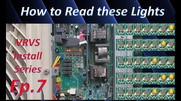 How to read Daikin VRV LED Lights on Outdoor Units - VRVS Install & Commissioning Series 10-29-2021
