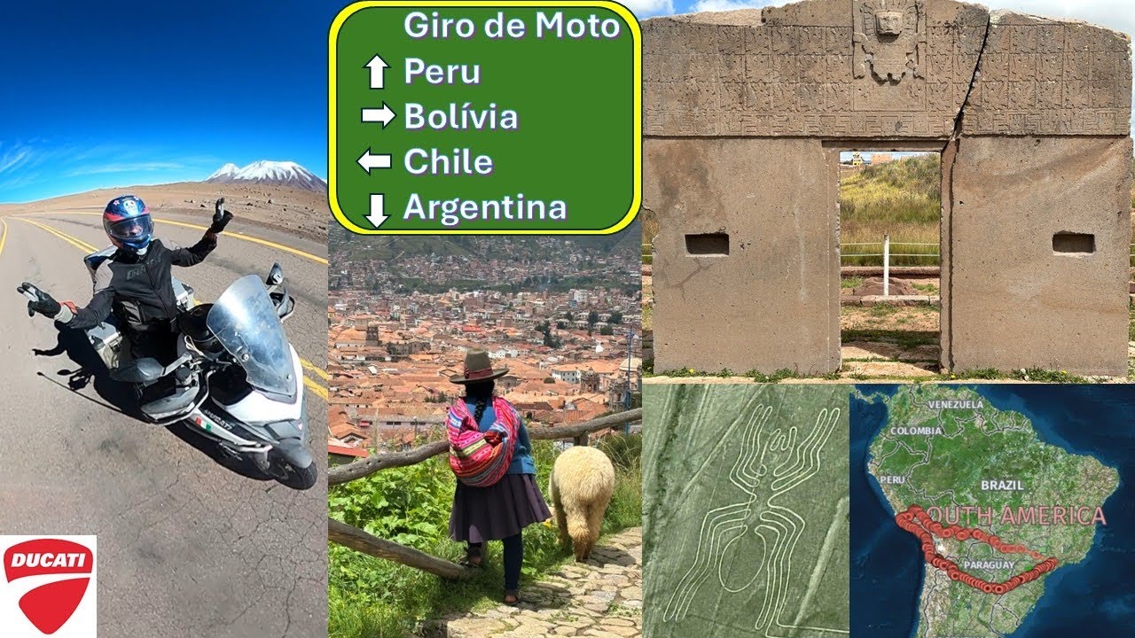 Viagem de moto Bolívia Peru 2024