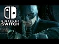 THIS IS UNPLAYABLE - Batman Arkham Knight  Switch Gameplay (Robert Pattinson&#39;s The Batman Suit)