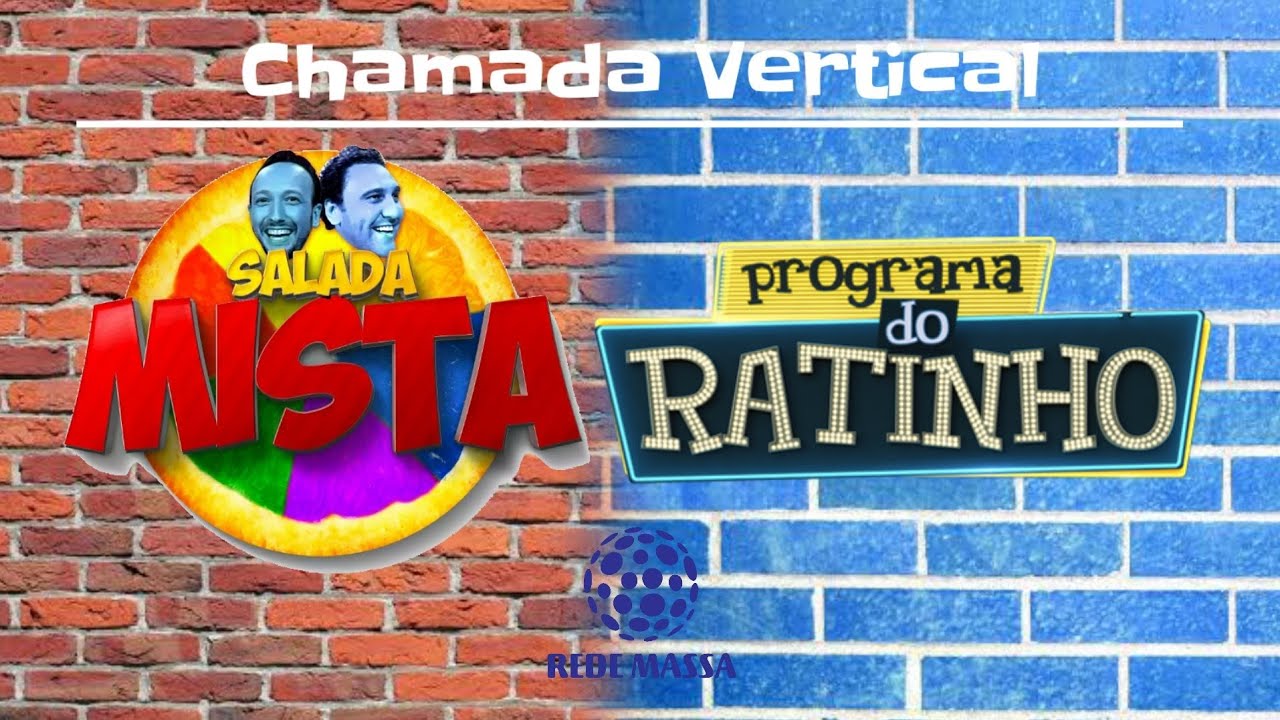 Chamada Vertical: Salada Mista + Programa Do Ratinho | Rede Massa SBT (2017)