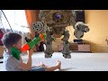 Нерф базука против Огромного робота с Большими пушками