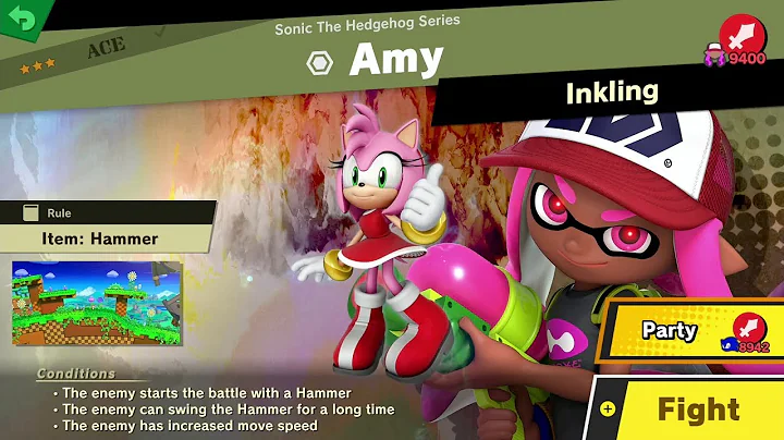 779. Amy - Fair Spirit Battle - Super Smash Bros. ...