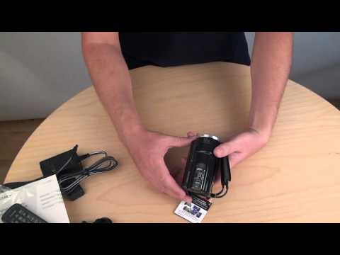 Sony HDR-PJ10E Unboxing