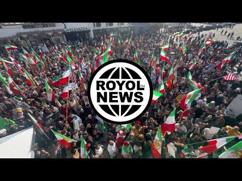Large Demonstration Held in Tarzana Honoring Victims of Iran’s Freedom Movement