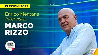 Elezioni 2022 Enrico Mentana Intervista Marco Rizzo Di Italia Sovrana E Popolare