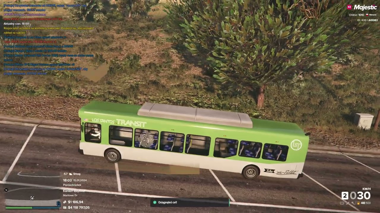 Zostałem kierowcą autobusu - Majestic RP