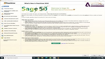 Welcome to Peachtree #PeachTree #sage50 #AccountingSoftware