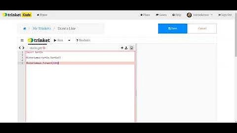 Trinket Python Turtle Lessons - YouTube