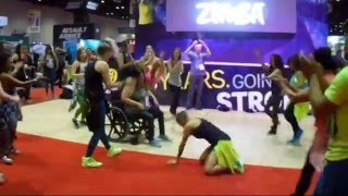 Zumba® Battle with Amazing Zes Marcie Benavides and Dj Francis at the IHRSA Convention 2016