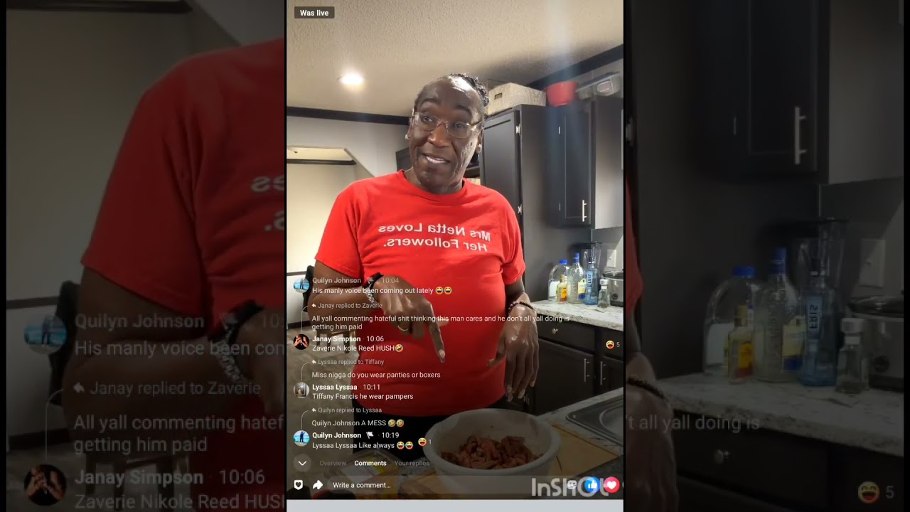 Net (Joe) FB and some YT Live 1/14 (leaving facebook bc they eat him up)