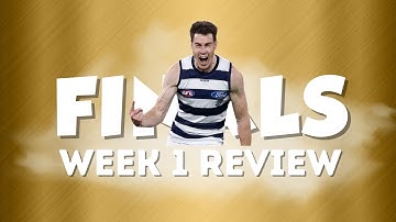 AFL Finals - Week 1 Results