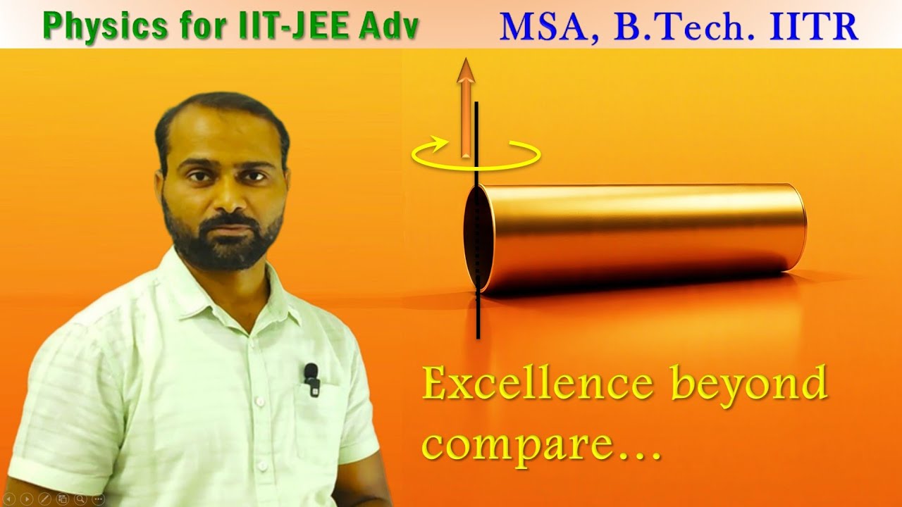 Magnetic Dipole Moment of a Rotating Hollow Cylinder 