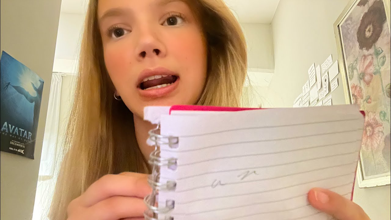 asmr personal attention for sleep!! 😴 personal questions, writing on paper - 1000 subscriberspecial💞
