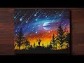 Watercolor-Easy Galaxy Painting-Erudaart #68