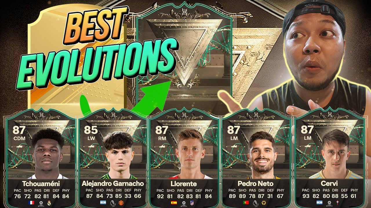 BEST EVOLUTION 🔥 กองกลางและปีกซ้าย l FC 24 Ultimate Team