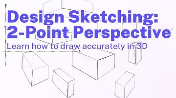 How To Sketch Boxes Using 2-Point Perspective