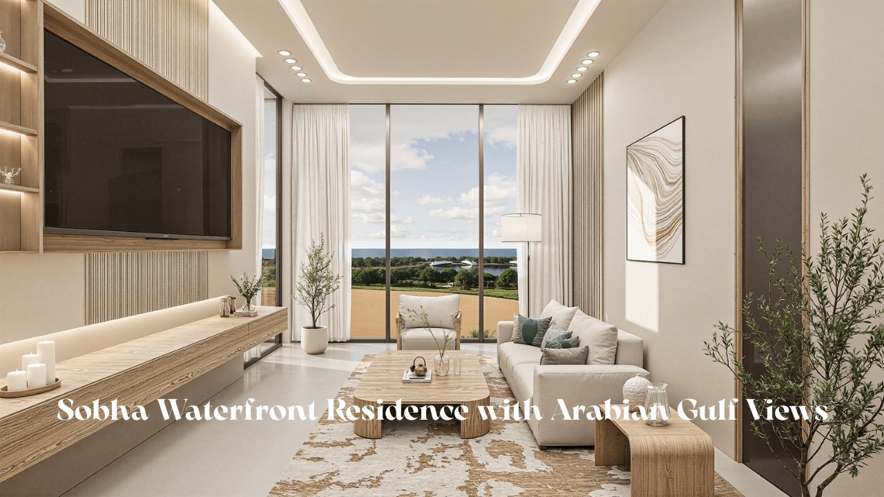Sobha Waterfront Residence with Arabian Gulf Views | 1BR Sea View Apartment | Handover Q1 2028