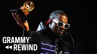 Watch Kanye West Honor His Late Mother As He Wins Best Rap Album In 2008 | GRAMMY Rewind
