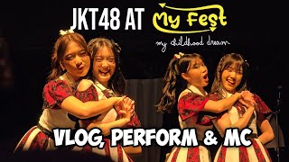 JKT48 - My Fest My Childhood Dream PEKANBARU | Ditatap Greesel Ga Gesrek Kok HEHE! Full Perform & MC