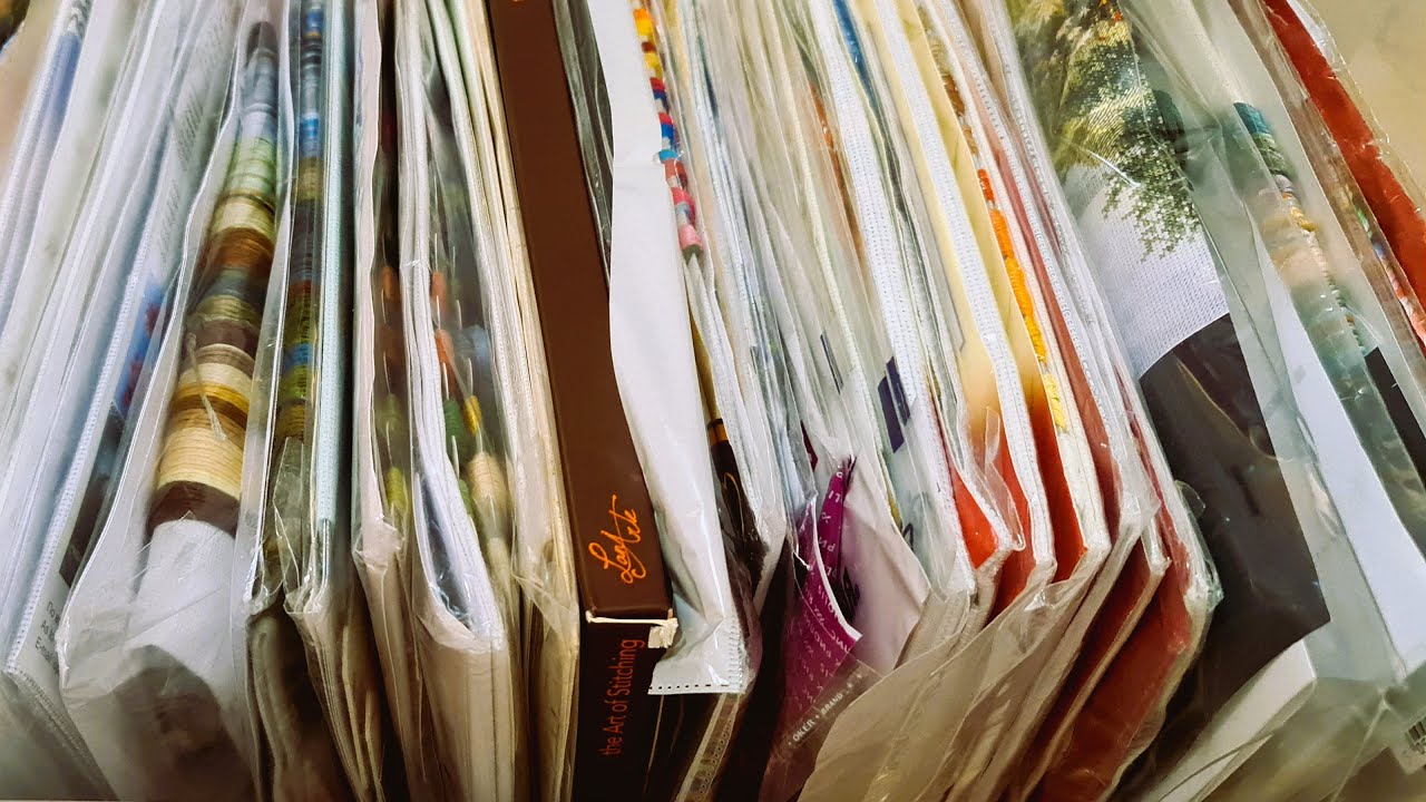 Запасы наборов для вышивания ч.1